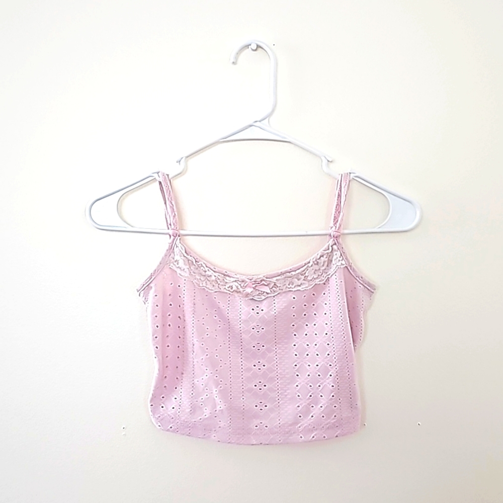 Pink Crop Top